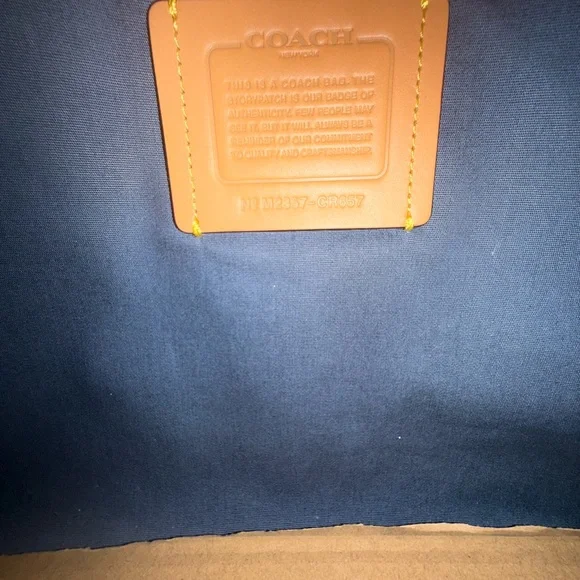 Coach Denim Tote 26 - Picture 7 of 8